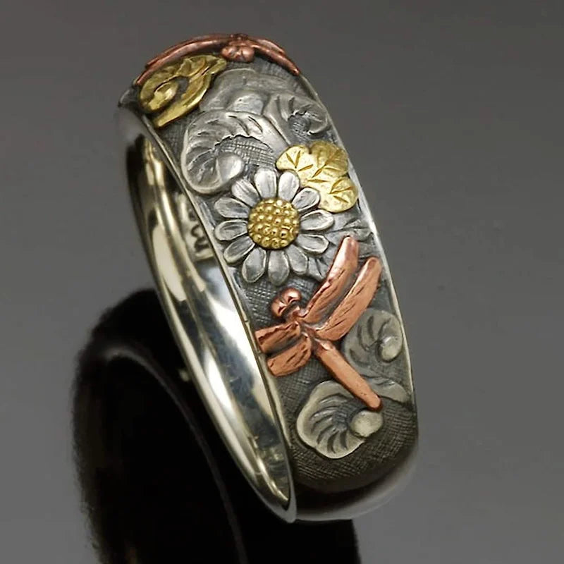 Natura Vintage Zilveren Ring